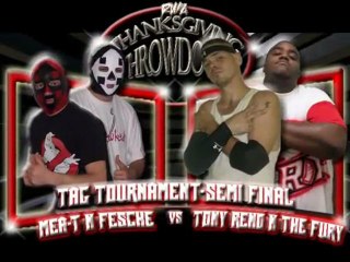 Thanksgiving Throwdown Match 1 Mea-T & Fesche vs The Agency