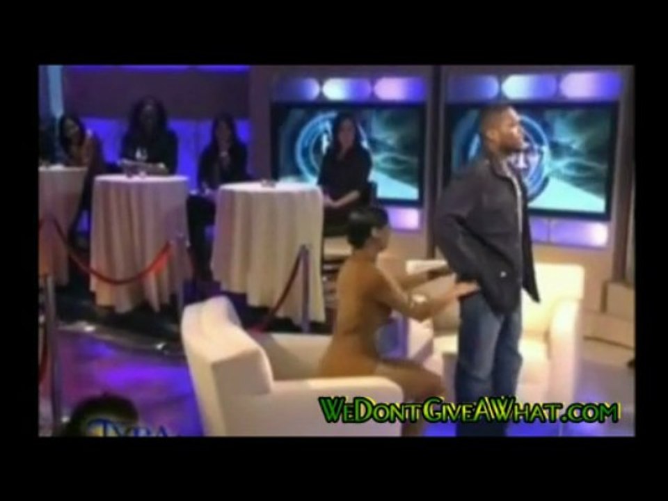 tyra grabs 50 cents butt on her show