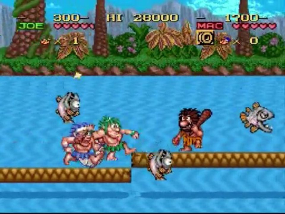 Retro-Touch Test 01 : Joe & Mac (SNES)