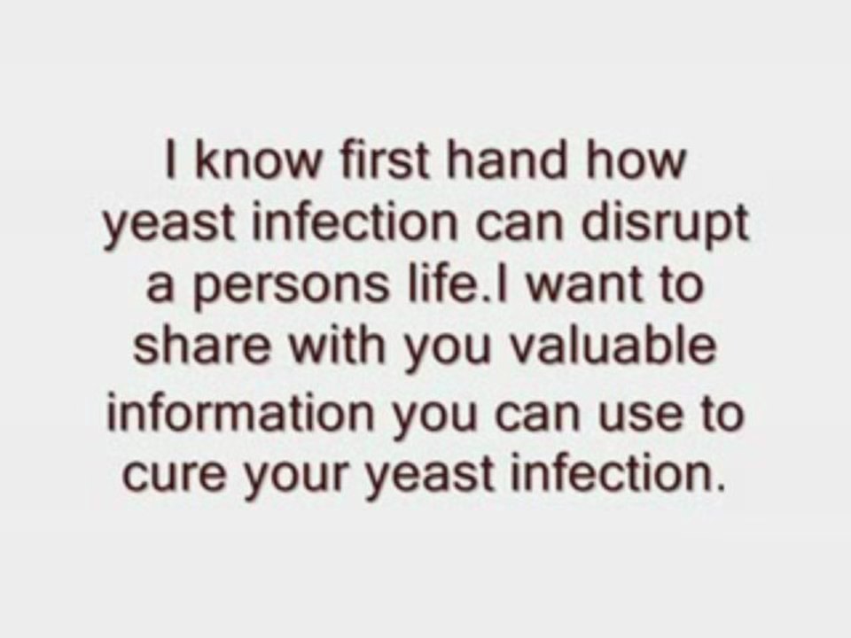 Cure to yeast infection Curing Panic Attacks - The Best Way!