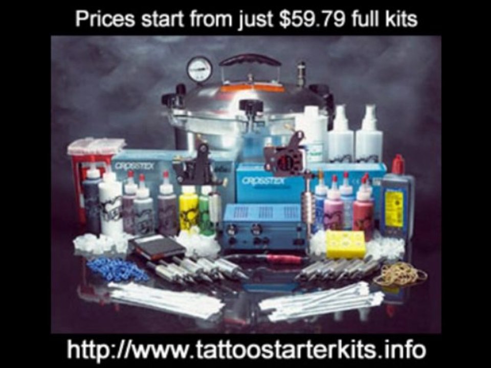 Tattoo starter kits