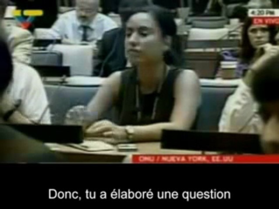 hugo chavez et la journaliste