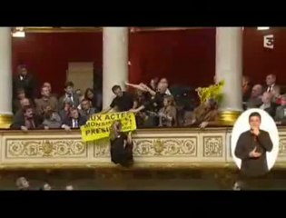 Incidents à l'Assemblée Nationale "action de Greenpeace"