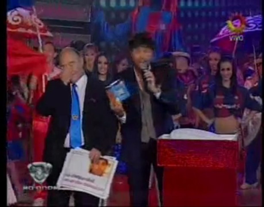 Tinelli y "su" festejo P.1
