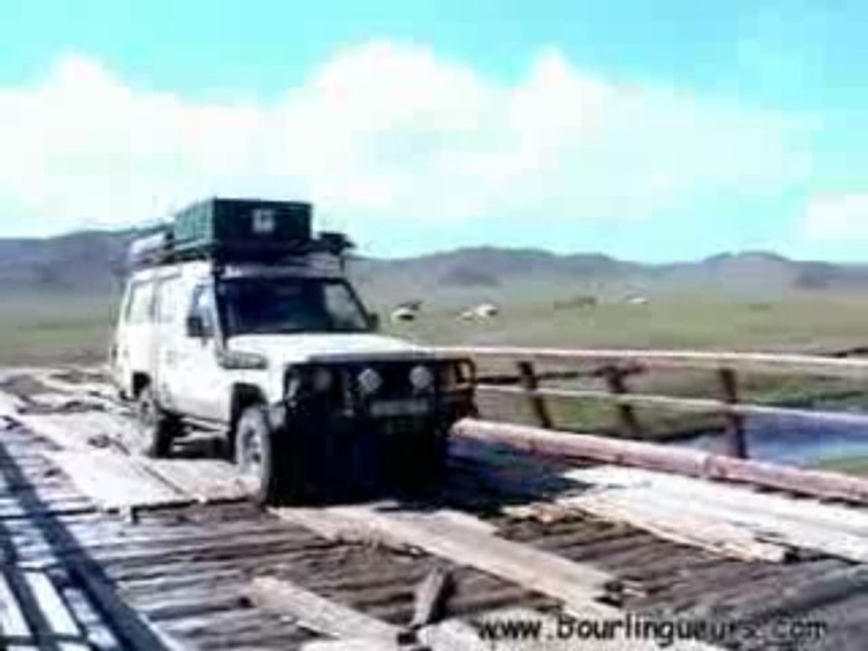 MONGOLIE STEPPE D'ASIE CENTRALE EN 4X4