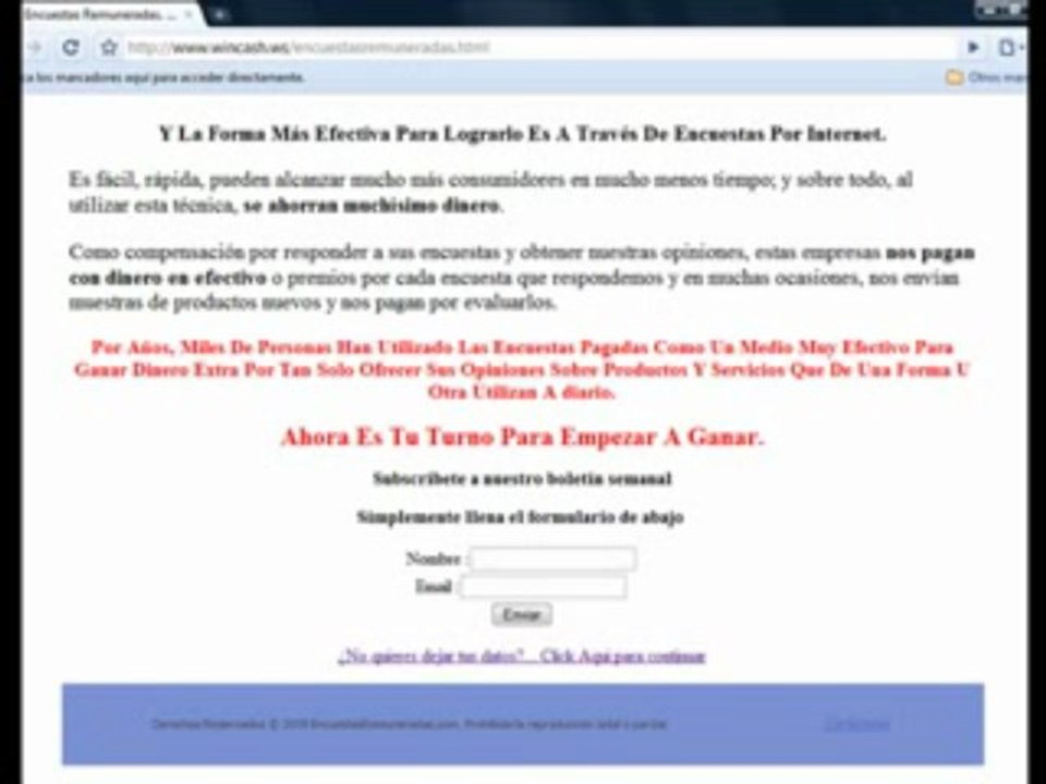 Encuestas remuneradas por internet ingresos extras