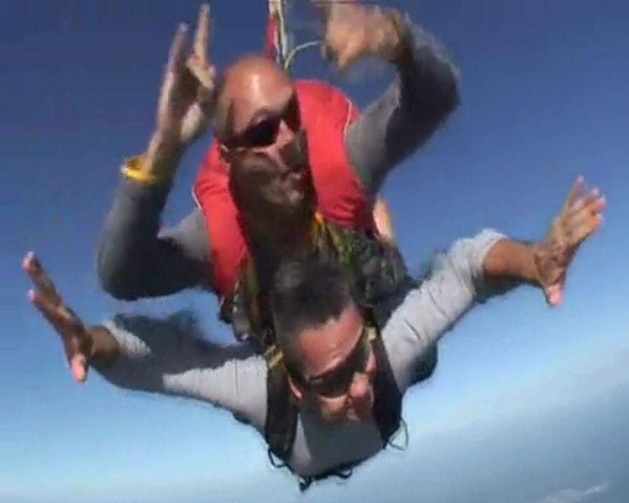 Saut Parachute ralenti
