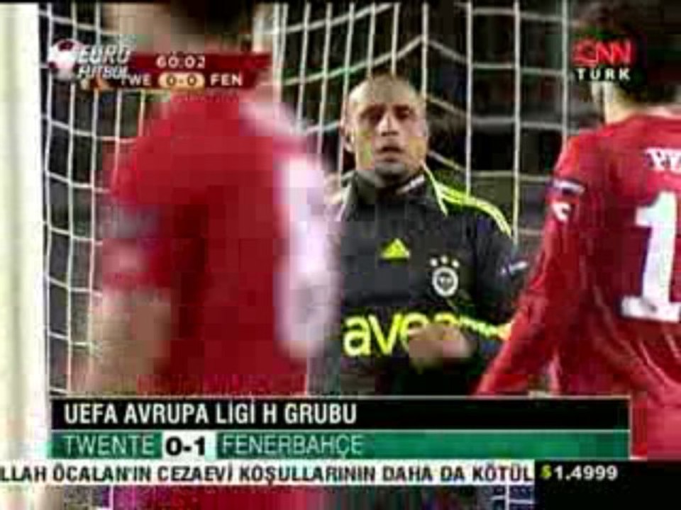 Twente 0-1 Fenerbahçe maçı golleri özet video 02-12-2009