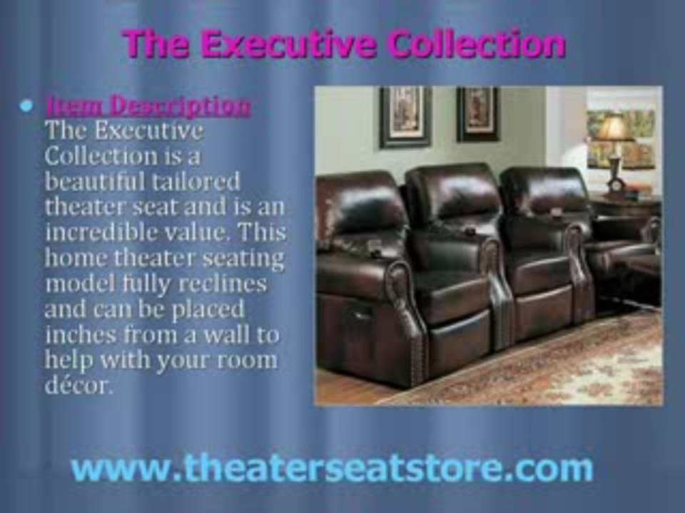 Coaster home theater seating