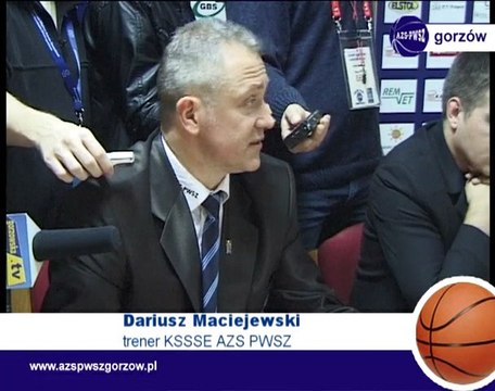 Eurolioga KSSSE AZS PWSZ - Rivas, Dariusz Maciejewski
