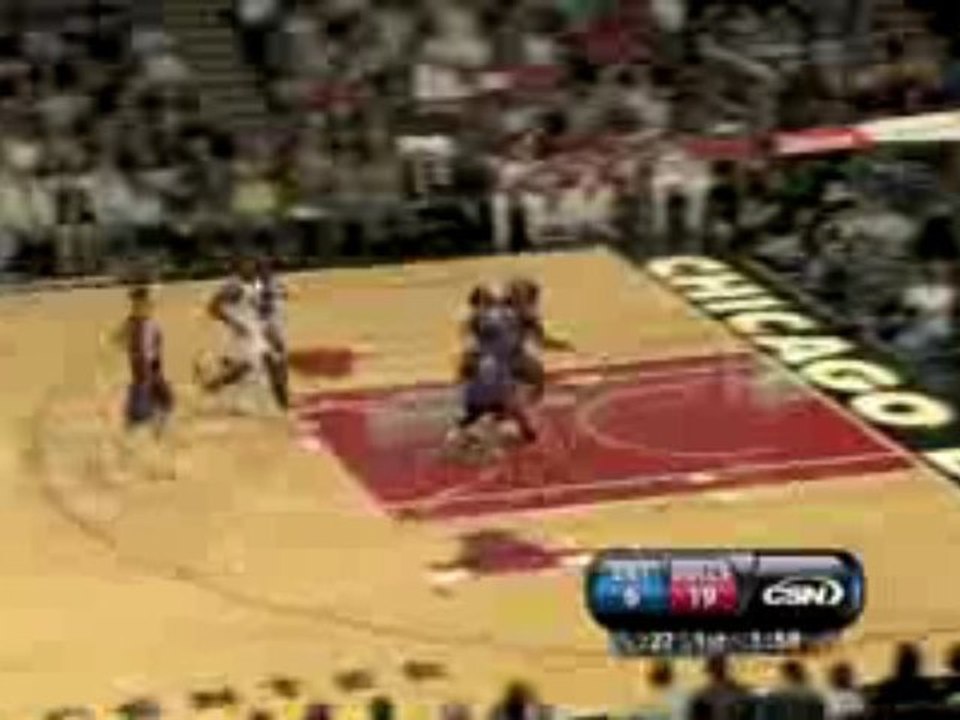 NBA John Salmons steals the ball and goes coast-to-coast for