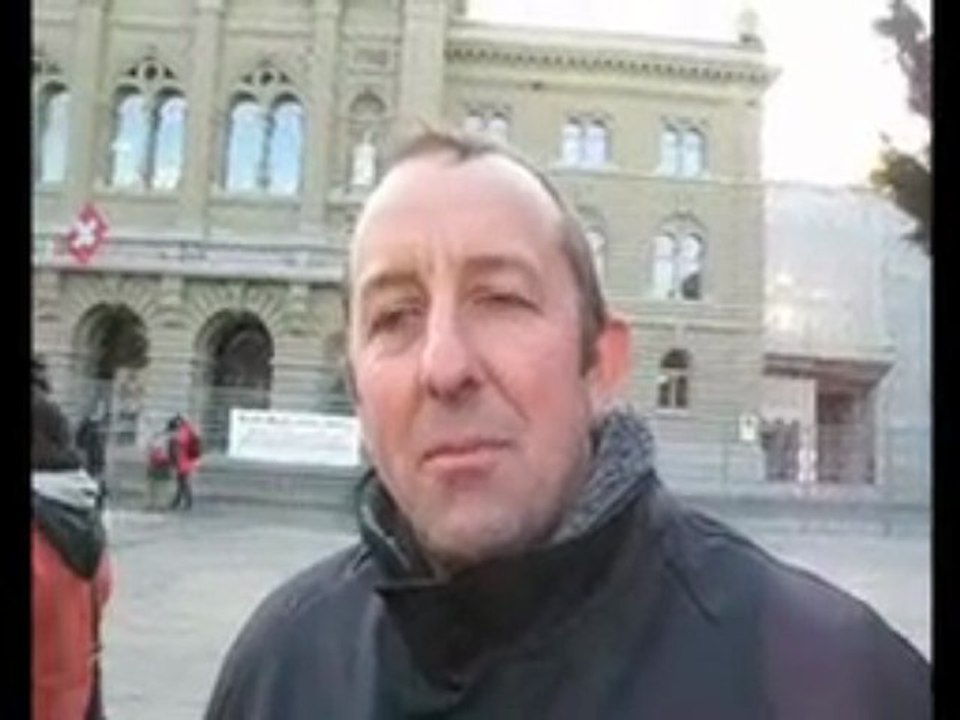 demo für die bundesratspräsidentin