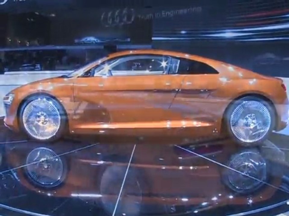 Audi e-Tron Electric Drive Sports Car  2009 LA Auto Show