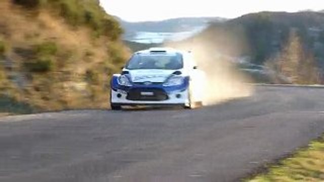 Mikko Hirvonen essais Fiesta S2000 en Ardeche