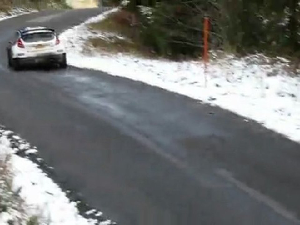 Mikko Hirvonen essais Fiesta S2000 en Ardeche