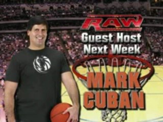 RAW 12 07 09 - Guest Host Mark Cuban