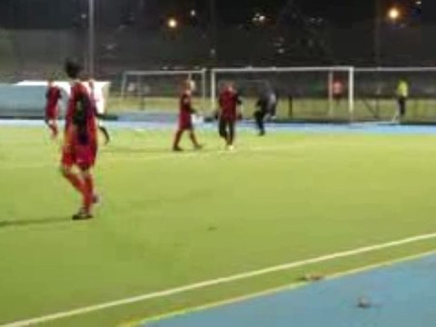 Match du 27 novembre 2009 : frappe john à la 2eme mi-temps