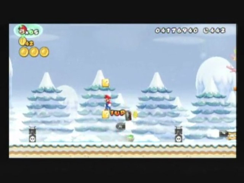 ニュー スーパーマリオ Wii  3-2 無限1UP