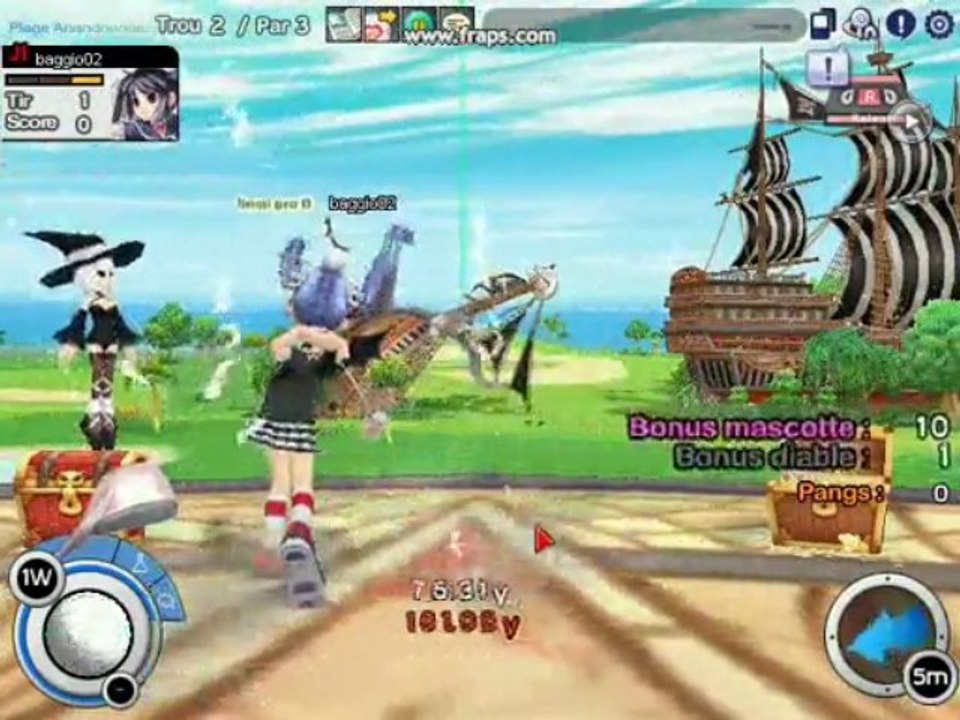 vidéo de mes chip et hio sur pangya