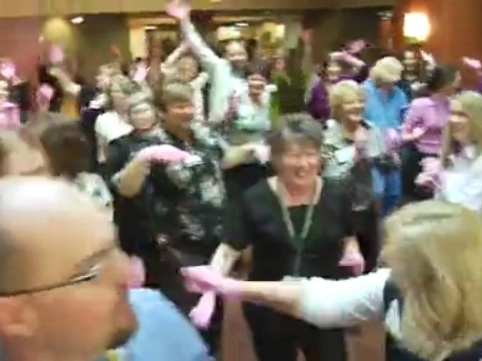 Pink glove Dance