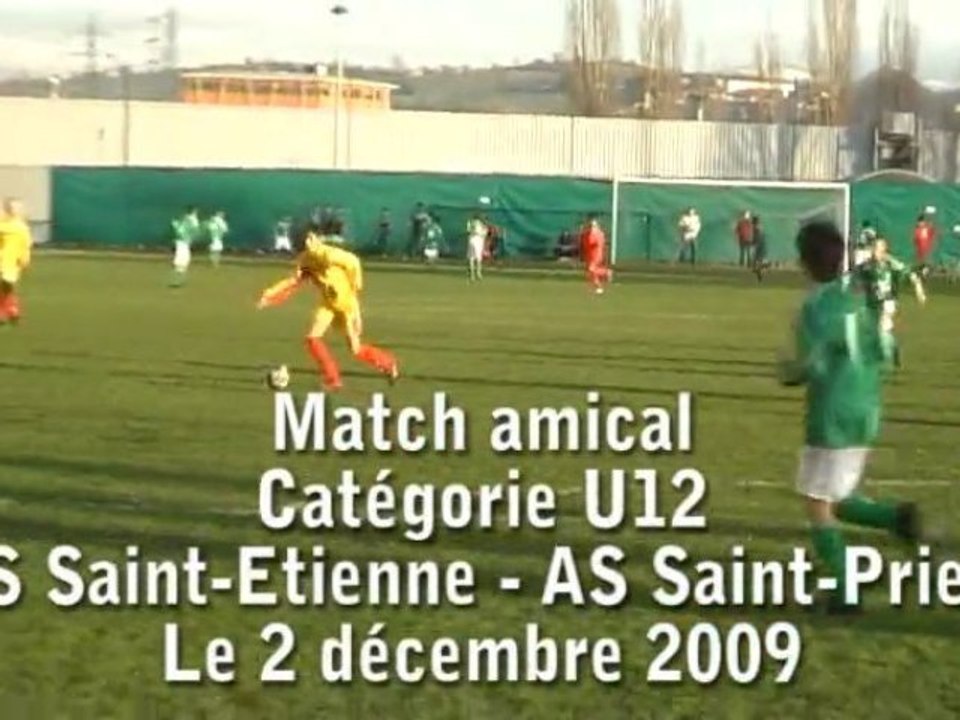 Amical ASSE -ASSP en U12 le 2 décembre 2009