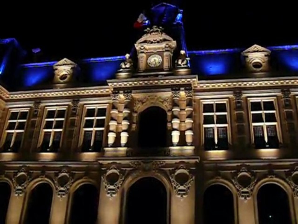 Mise en lumiere de l'Hôtel de ville de Poitiers