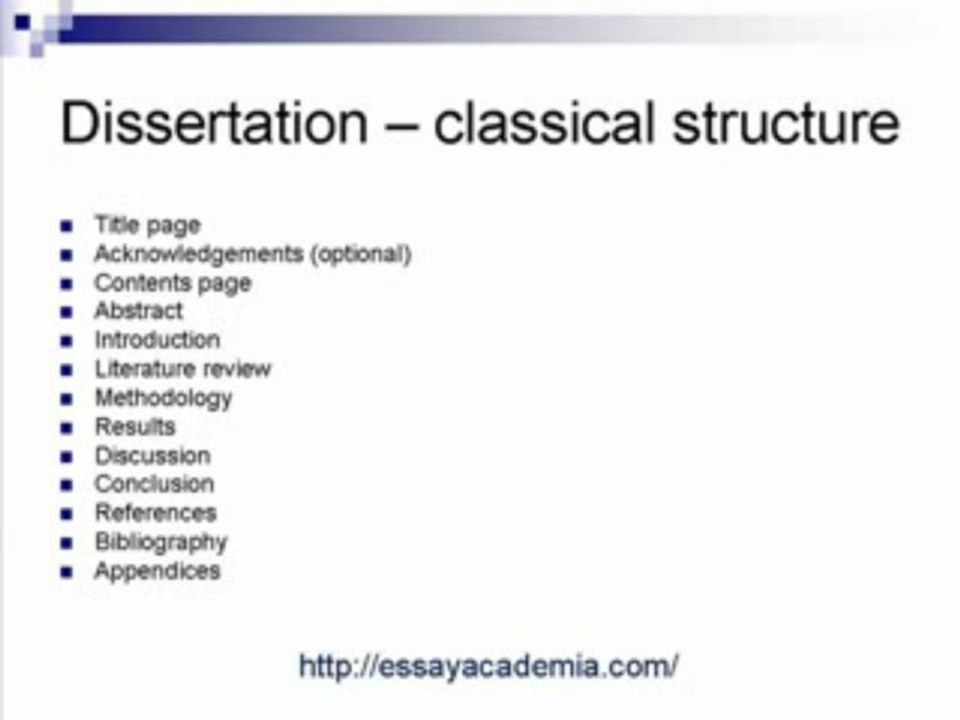 How to write a winning Dissertation