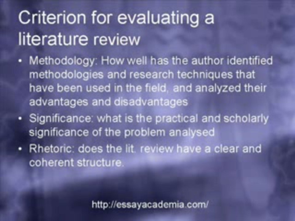 The process of writing research