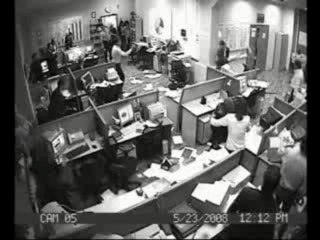 estres en la oficina  office estress  (crazy guy)