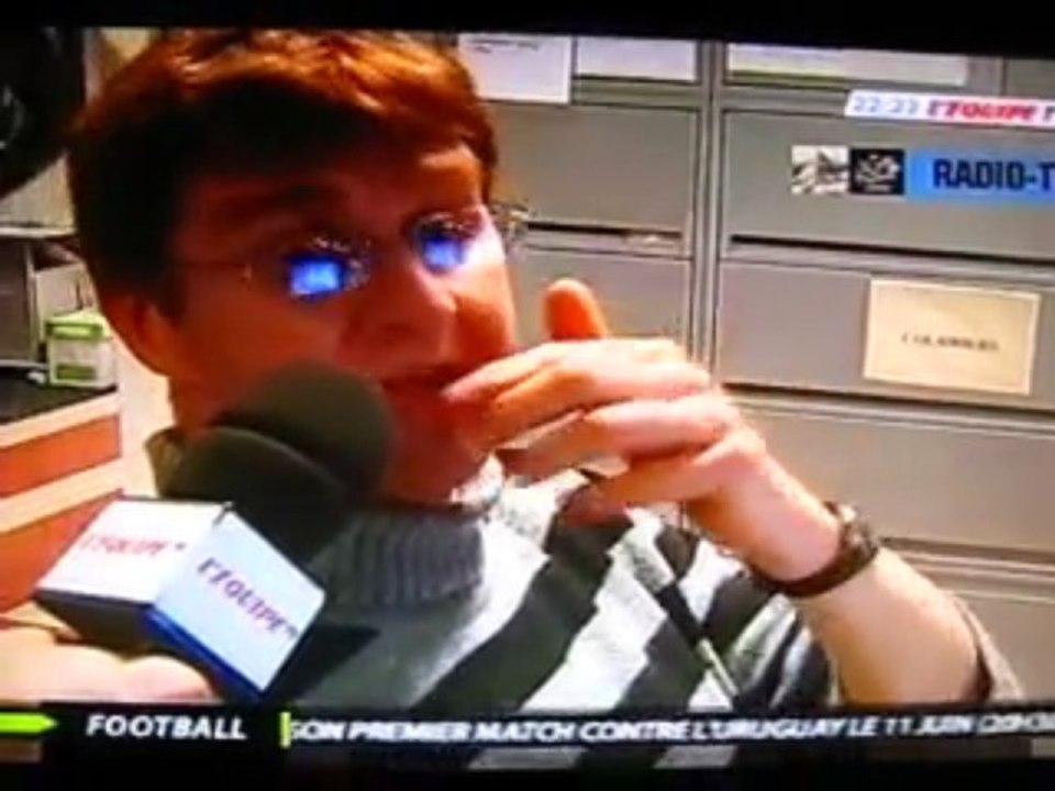 FRED DAGNEAU LA COTE SUR L'EQUIPE TV 4 DECEMBRE 2009