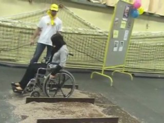 Téléthon 2009 Provins avec le Lions Club: l'Handicapathon