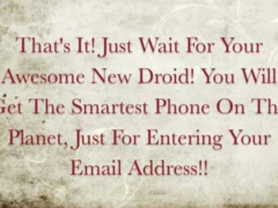 Motorola Droid From Verizon Wireless for FREE!! No Joke!!