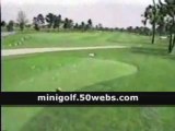 How a lady playing golf like tiger woods