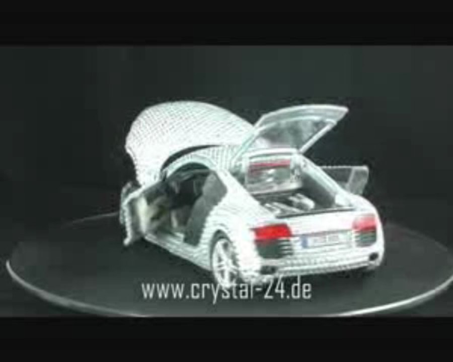Audi r8 1:18 crystal swarovski edition
