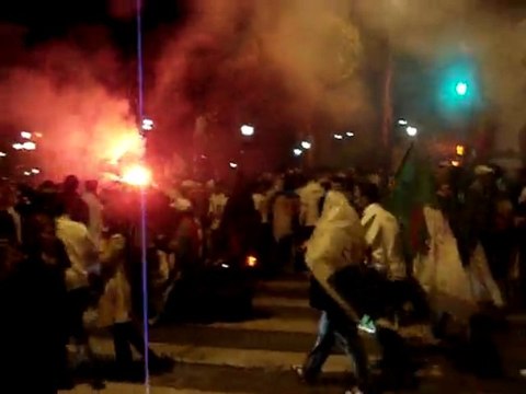 Qualification Algérie 2010 - Défilé sur les Champs-Elysées2