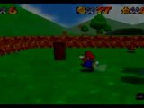 super mario 64 - étoile 5 - Vol du Mario ailé