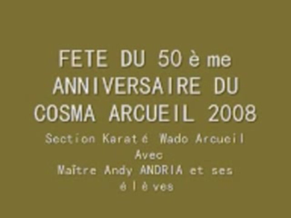 karaté Wado WIFK Cosma Arcueil