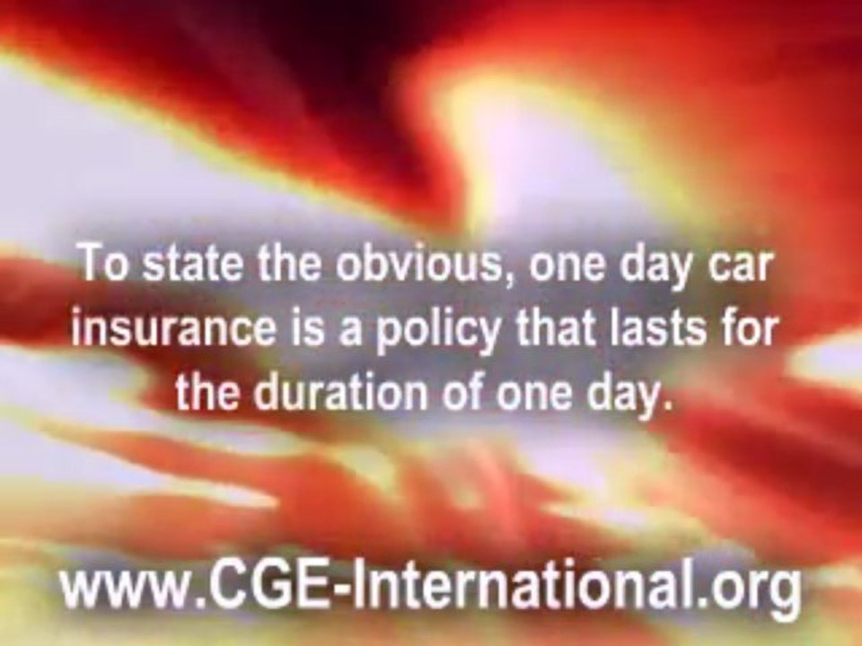 Why Choose One Day Car Insurance?