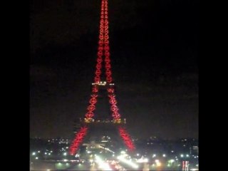 illuminations de la tour eiffel