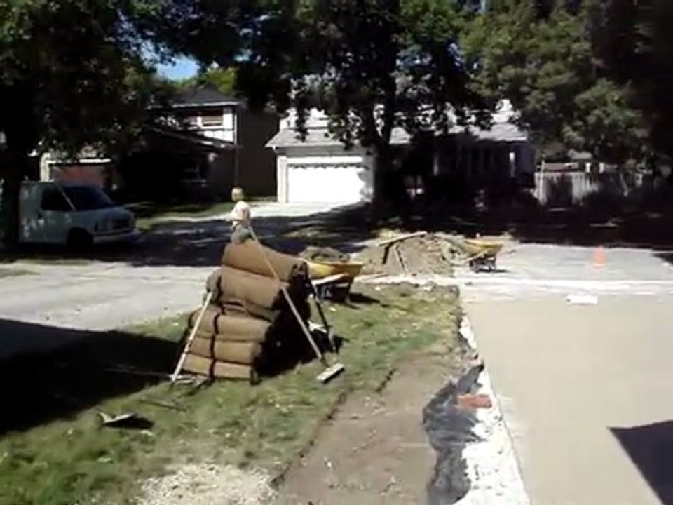 Interlock Driveway Installation of polymeric sand