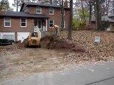 Construction of Retaining Wall - Bobcat Excavation