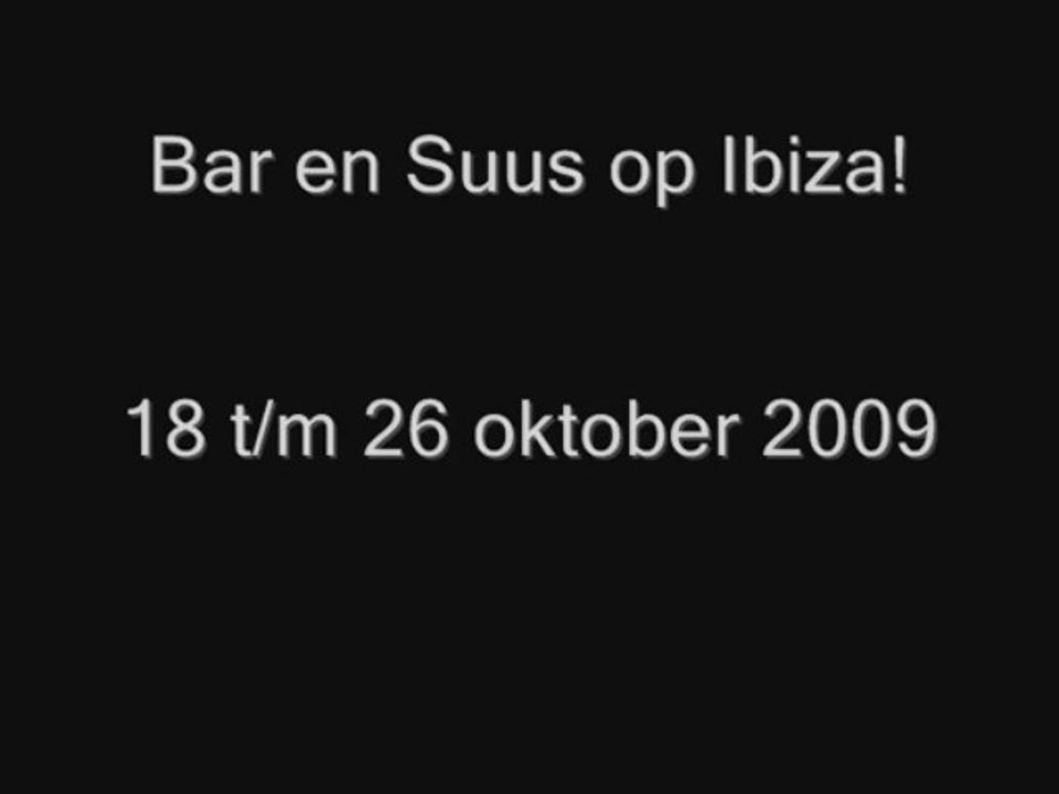 Bar en Suus op Ibiza