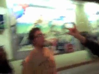 Horns Hump Huskers - fans celebrate on the Drag