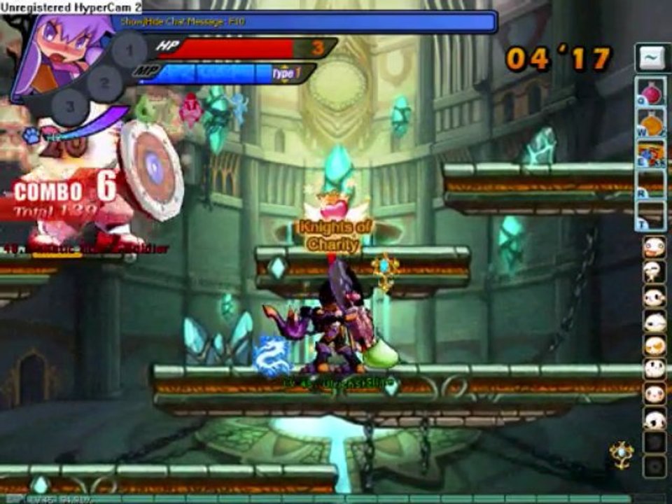 Grand Chase - Temple of Cuatal Arme Warlock Solo part 1