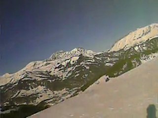 La piste bleue La Thuile sur Mond Rond