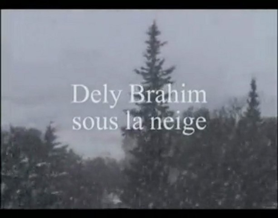 Dely brahim sous la neige