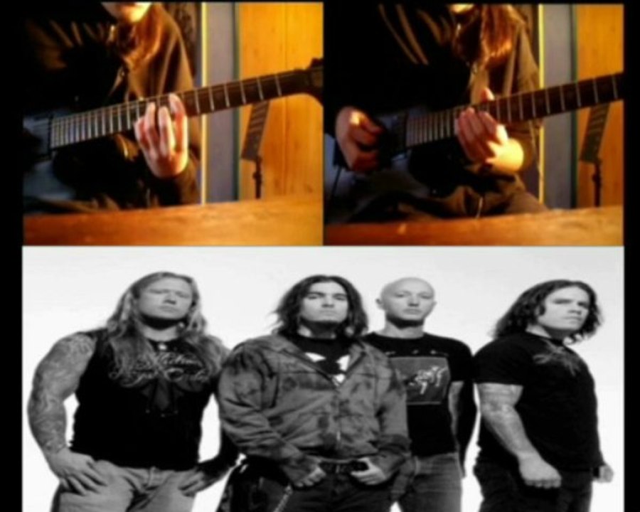 THE BURNING RED (machine head cover) w/ drums & bass