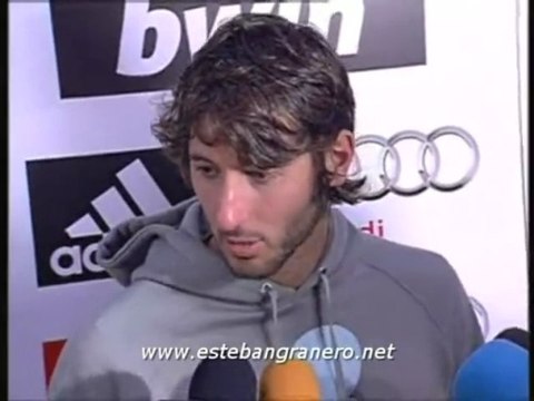 Esteban Granero - despues del partido (05.12.09)