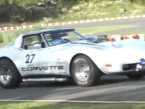 CORVETTE sur circuit Niort - Classic val de sevres 2009