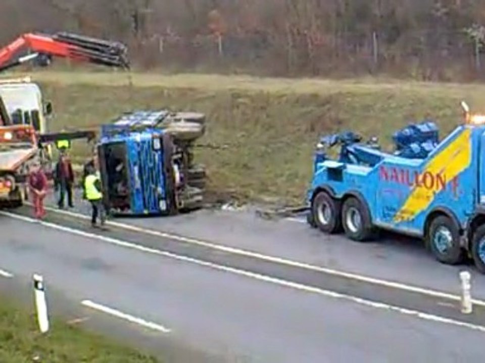 ACCIDENT CAMION COUCHE